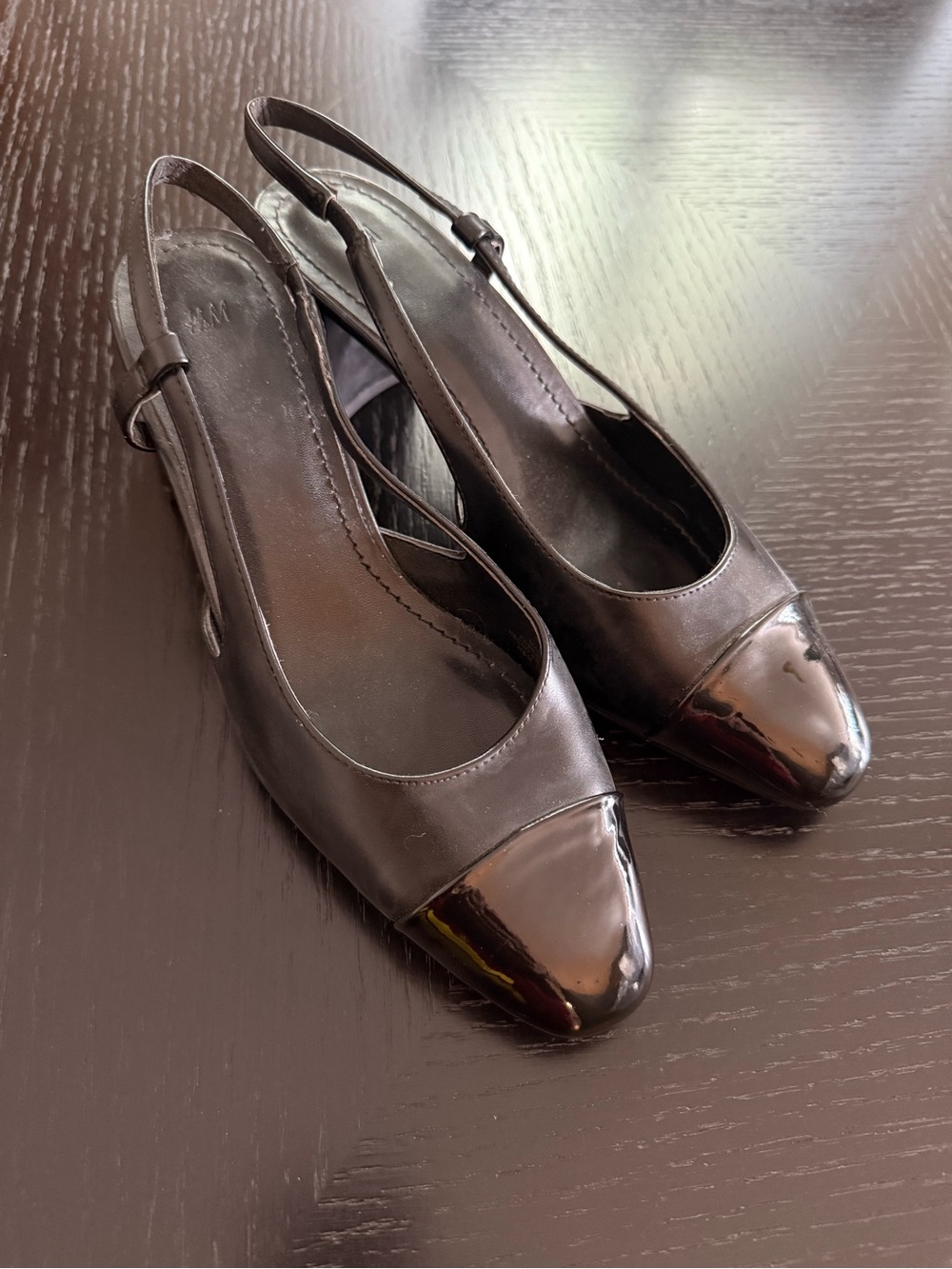 H&M block heel Sling Back